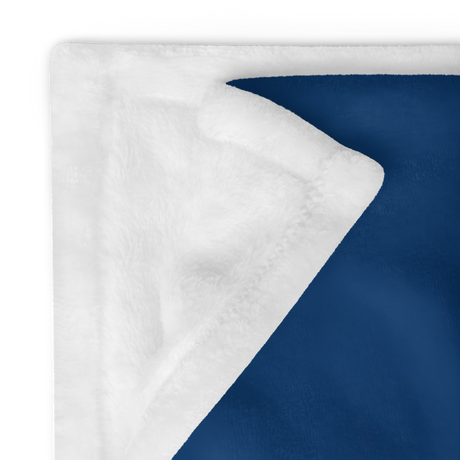 Hoggard Vikings Football Plush Fleece Blanket — Custom Name + Team Number