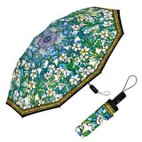 Tiffany Field of Lilies Travel Umbrella – Compact, One-Touch Open & Close