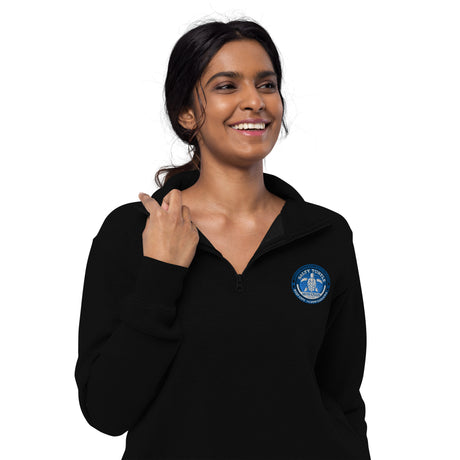 Unisex Embroidered Fleece Pullover