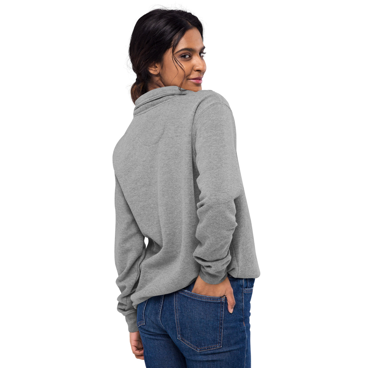 Unisex Embroidered Fleece Pullover