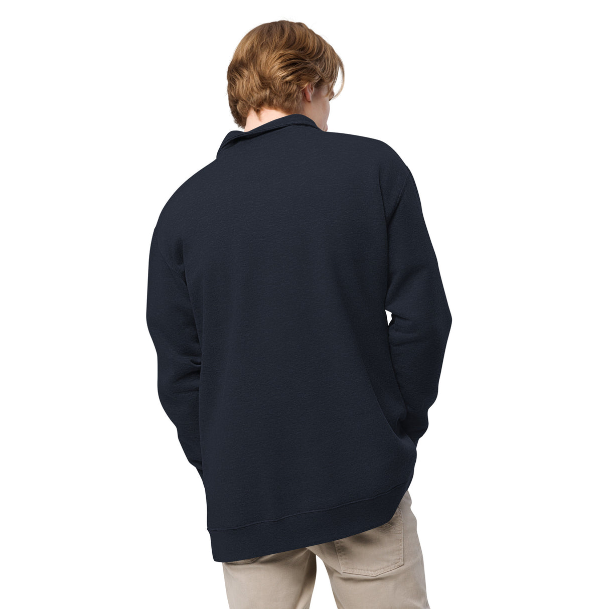 Unisex Embroidered Fleece Pullover