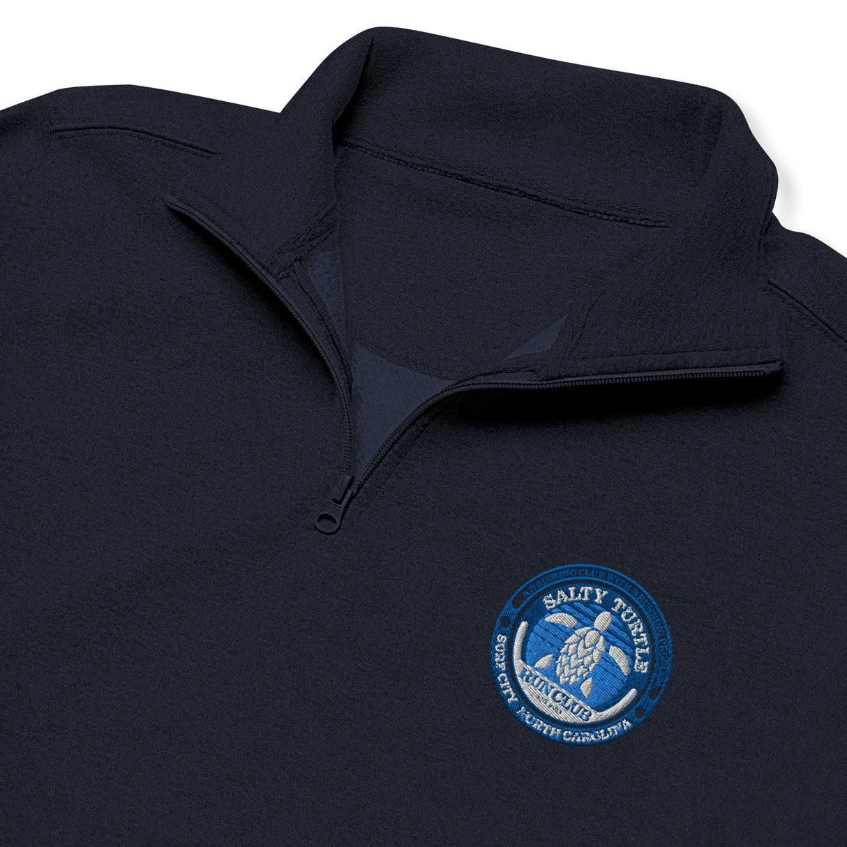 Unisex Embroidered Fleece Pullover