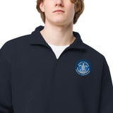 Unisex Embroidered Fleece Pullover