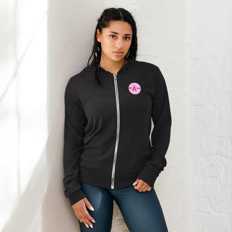 Triblend Full-Zip Lightweight Hoodie