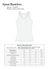 Clearance Women's Bamboo/Cotton Racer Back Tank Top