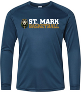 St. Mark Catholic Basketball L/S Performance Tee w/ UPF 50+
